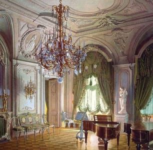 Artwork Title: The Concert Hall, Stieglitz Mansion