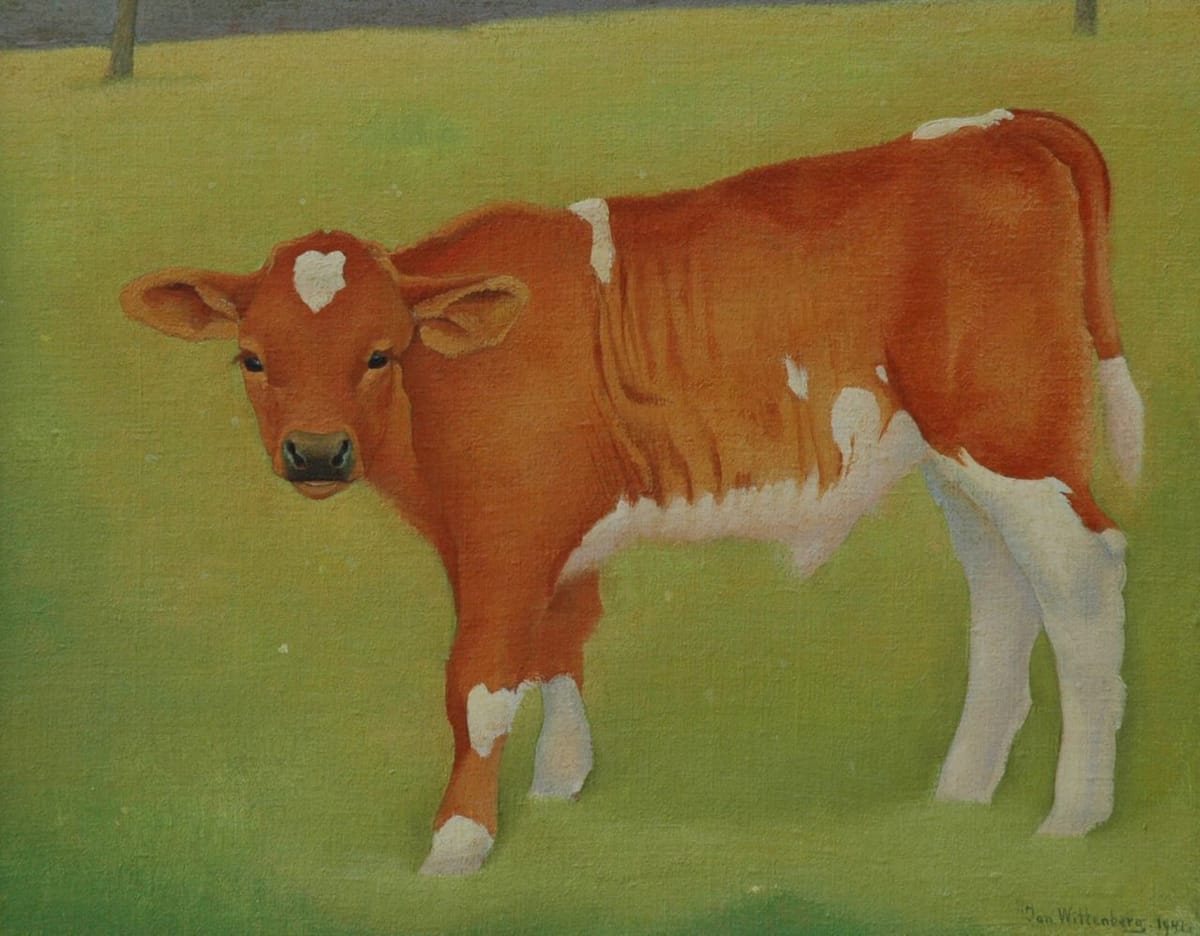 Artwork Title: Kalf in de wei (Calf in the Meadow)