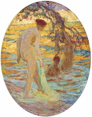 Artwork Title: Bathers at Sunset