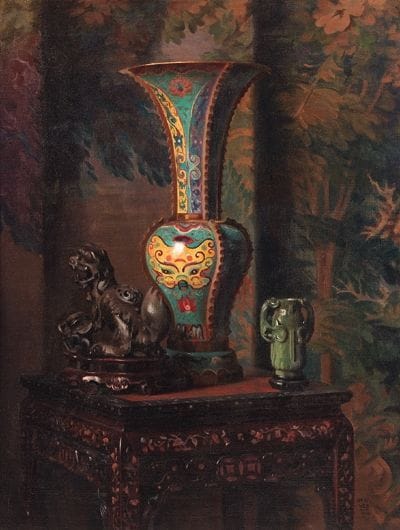 Artwork Title: Still Life with Chinese Objects