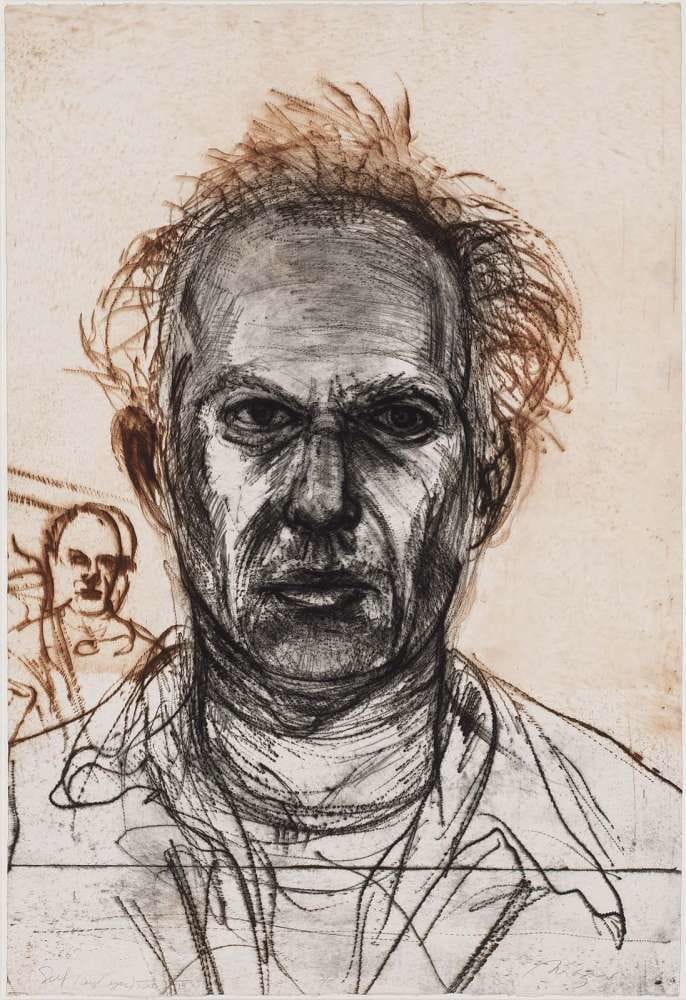 Artwork Title: Self Portrait Large Copper