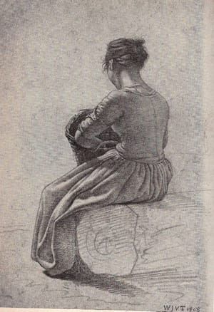Artwork Title: Girl Sitting