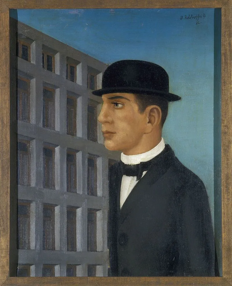 Anton R Derscheidt Man With Bowler