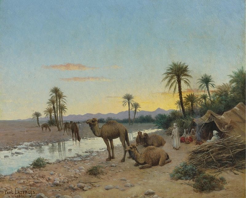 Artwork Title: Rest at the Oasis