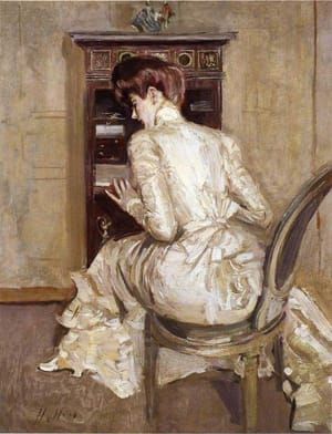 Artwork Title: Madame Paul Helleu Seated at Her Secretaire