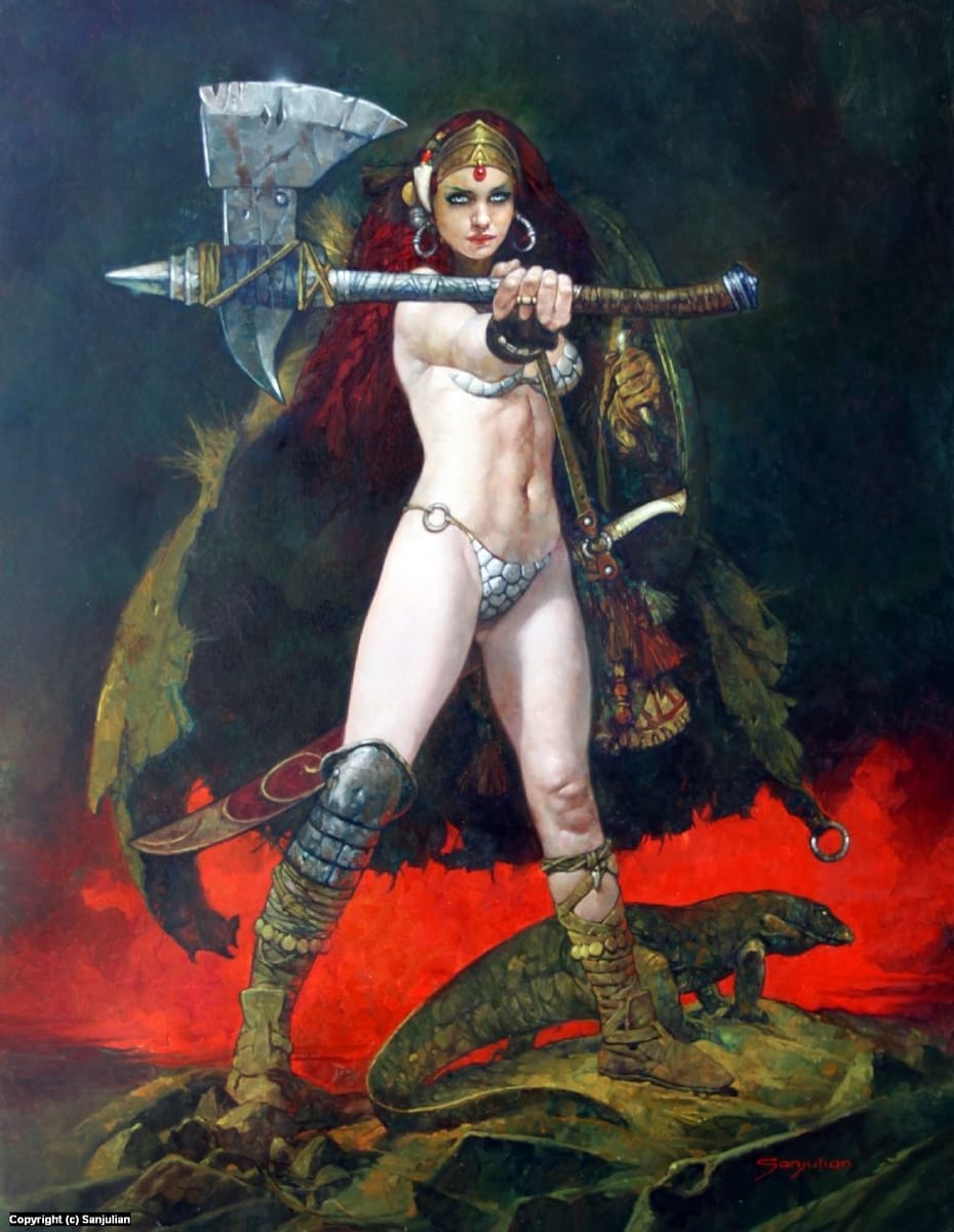 Artwork Title: Warrior Princess