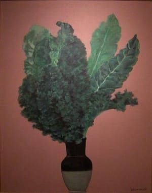 Artwork Title: Untitled (Kale, Chard in Vase)