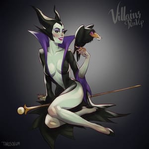 Artwork Title: Disney Villains