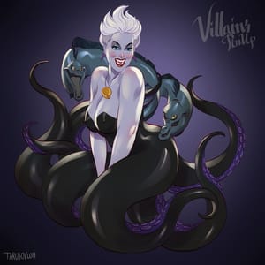 Artwork Title: Disney Villains