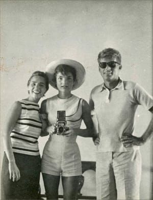 Artwork Title: Self Portrait with Sister and Husband, John F. Kennedy