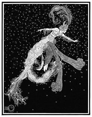 Artwork Title: Comet Lady, Illustration from Dream Boats and Other Stories