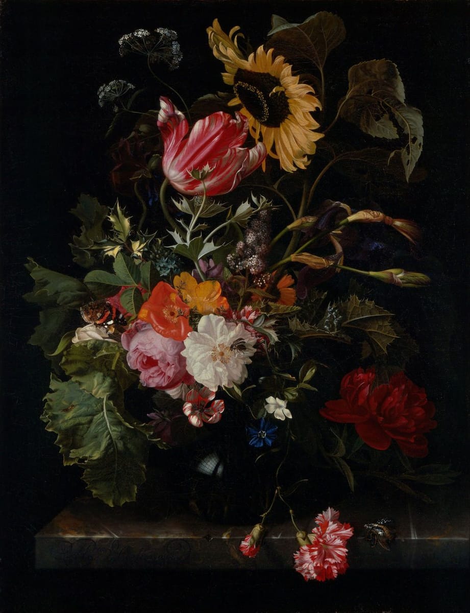 Artwork Title: Bouquet of Flowers in a Vase