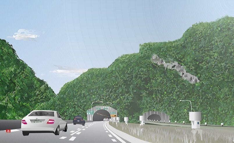 Artwork Title: Takayukiyama Tunnel