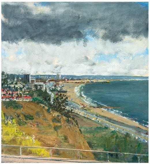 Artwork Title: View from the end of Via De La Paz of the Santa Monica Coast