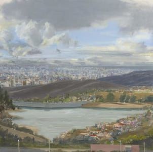 Artwork Title: View of the Hollywood Reservoir