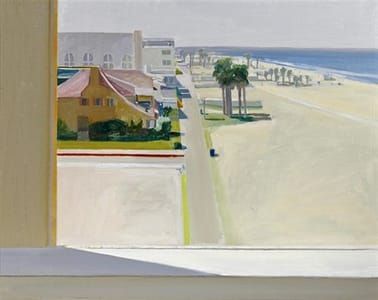 Artwork Title: View of Santa Monica Beach