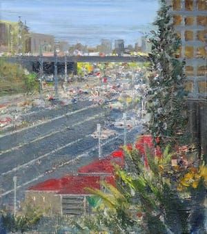 Artwork Title: View of 405 Freeway from Olympic Boulevard