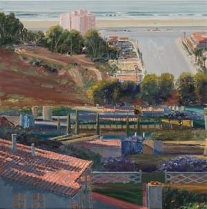 Artwork Title: View from the Corner of Sunset: The Coast Highway