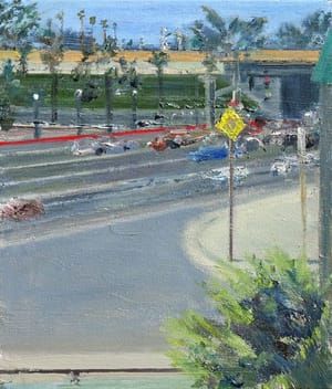 Artwork Title: View of Santa Monica Boulevard and the 405 Freeway