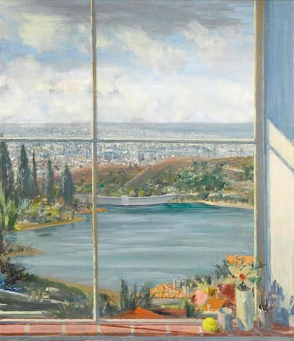 Artwork Title: View of the Hollywood Reservoir from Durand Drive