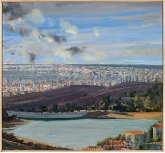 Artwork Title: View of the Hollywood Reservoir