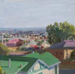 Artwork Title: View from Scenic Avenue, Hollywood