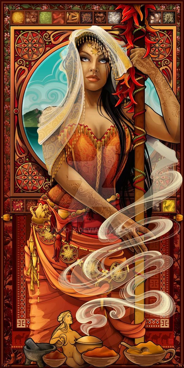 Artwork Title: Goddess Of Spices