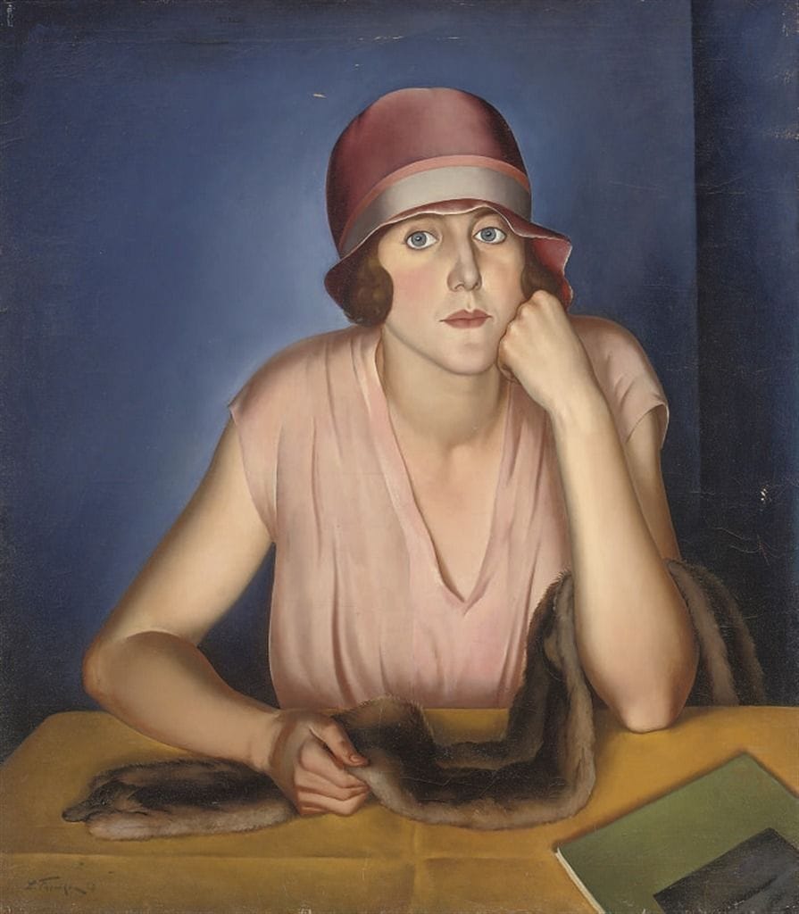 Artwork Title: Portrait of the Artist’s Wife ,1928