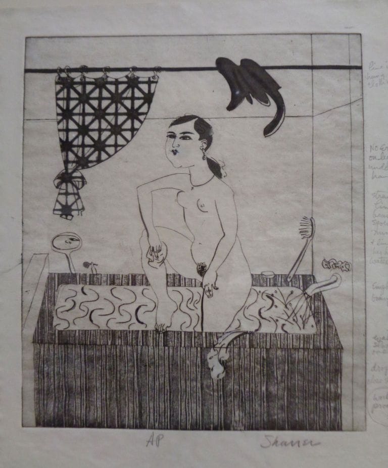 Artwork Title: Lady in Bathtub