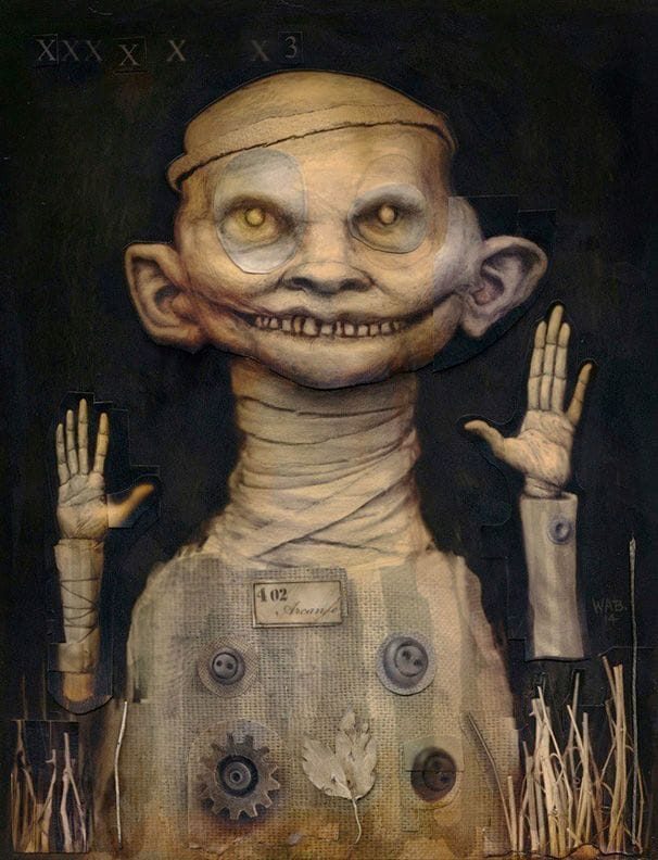 Artwork Title: Cardboard Prop With Injury