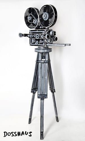 Artwork Title: Film Camera With Tripod
