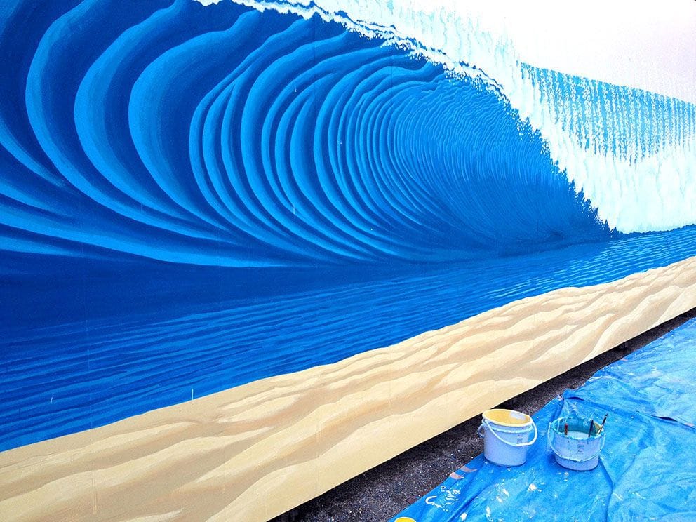 Artwork Title: 33-yard Mural in Kahata Fukuoka, Japan