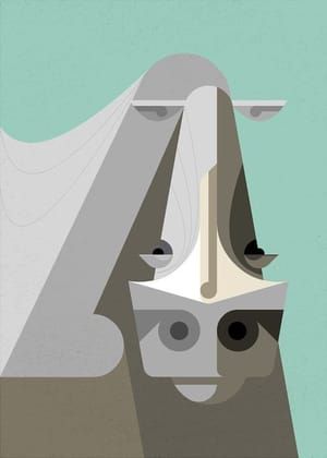 Artwork Title: White Rhinoceros Portrait