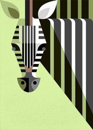 Artwork Title: Zebra Portrait