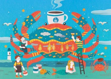 Artwork Title: 2016 Selecto Coffee Star Diary: Cancer