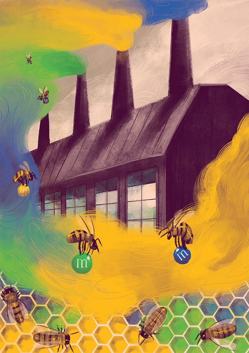 Artwork Title: Bee Addicted: M&M Honey