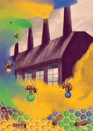 Artwork Title: Bee Addicted: M&M Honey