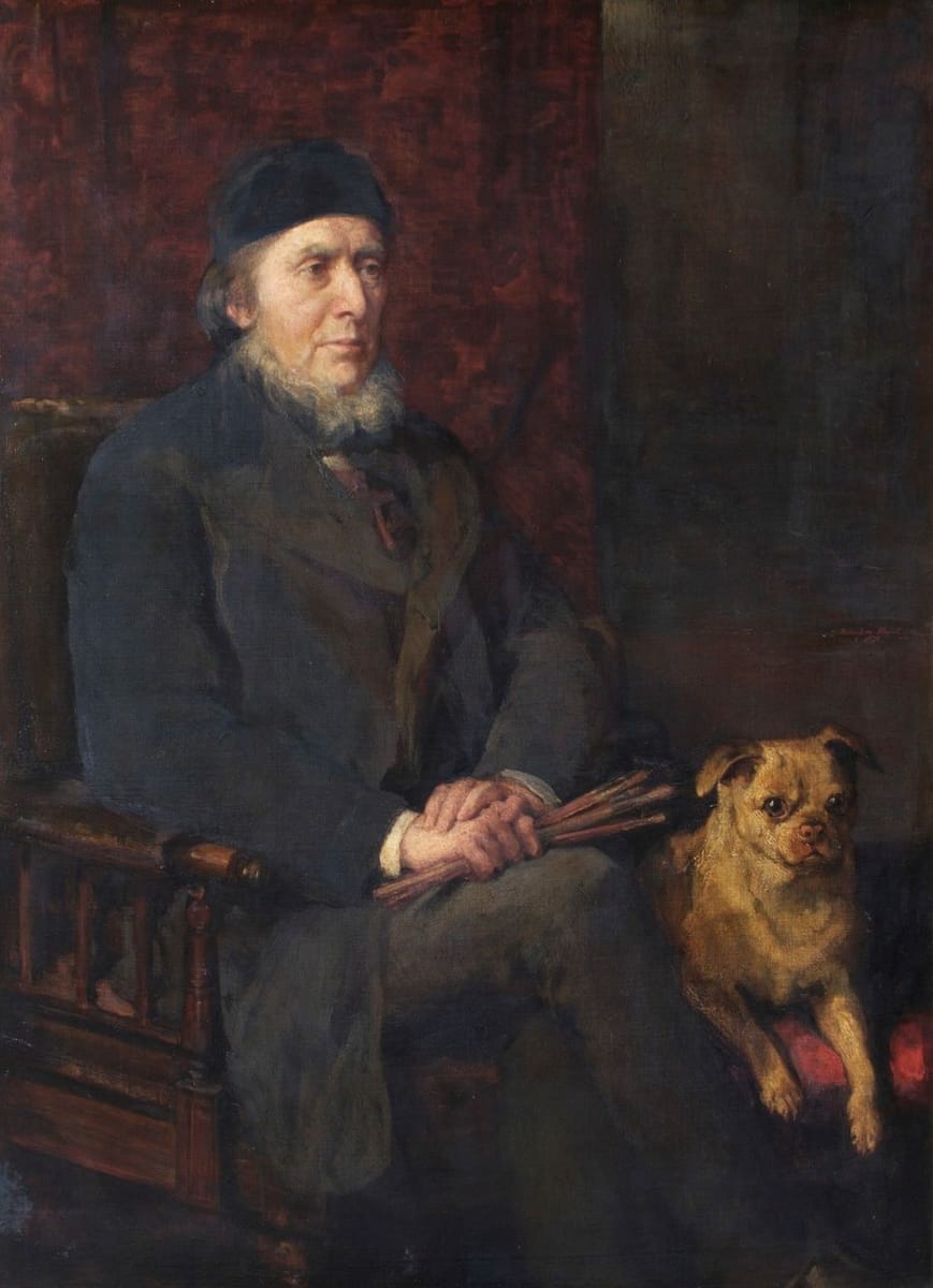 Artwork Title: Portrait of Sir William Boxall, RA
