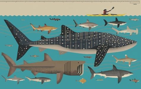 Artwork Title: Shark - Kayak Scale