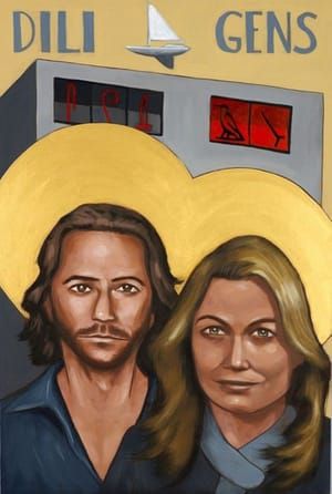 Artwork Title: Saints of LOST: Desmond Hume and Penelope Widmore, Diligens
