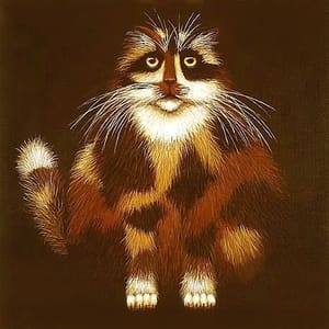 Artwork Title: Fat Marbled Cat