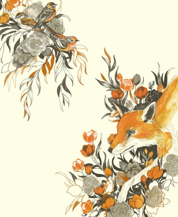 Artwork Title: Fox in Foliage
