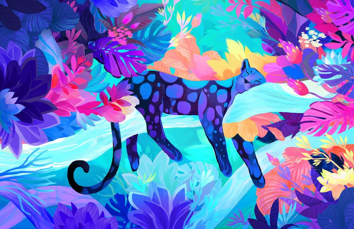 Artwork Title: Blue Panther