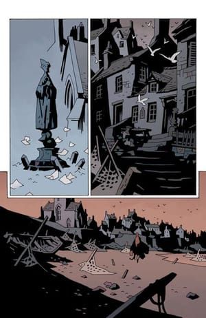 Artwork Title: Page from Hellboy in Hell #10