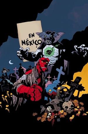 Artwork Title: Hellboy in Mexico (Or, A Drunken Blur)