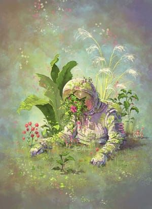 Artwork Title: Planted Astronaut
