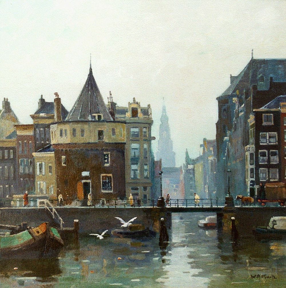 Artwork Title: Bij de Schreierstoren, Amsterdam
