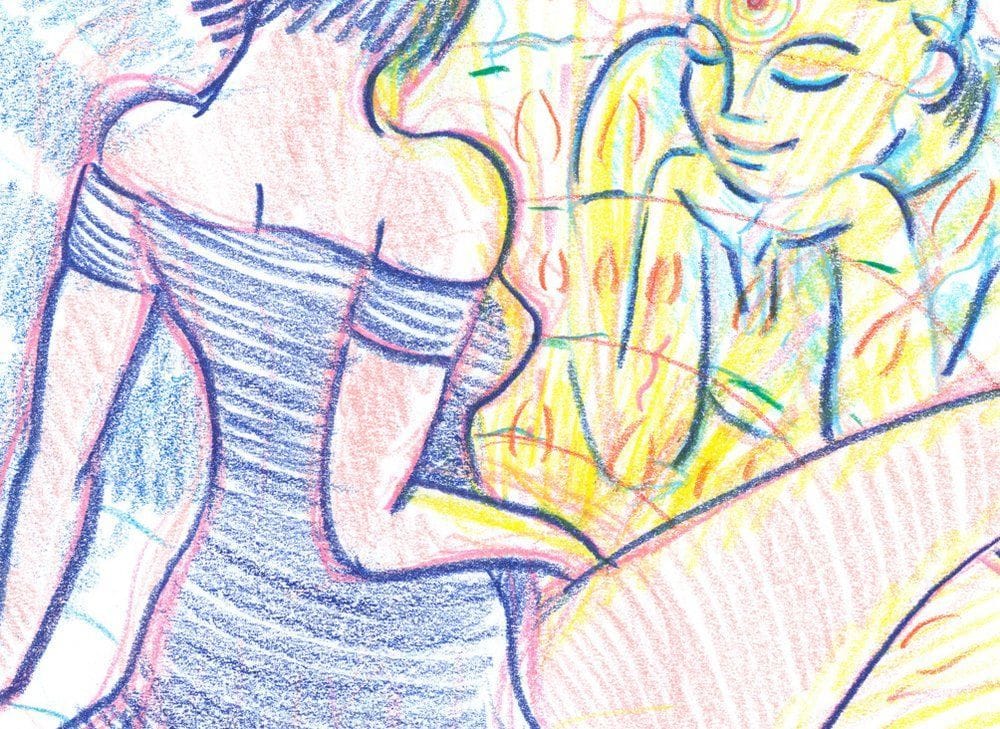 Artwork Title: Fellow Being Radiated By Babe's Orgasm