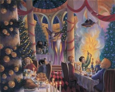 Artwork Title: Christmas in the Great Hall
