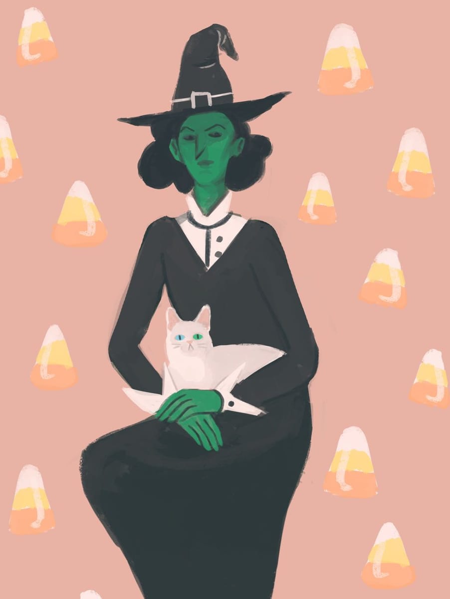 Artwork Title: Green Witch